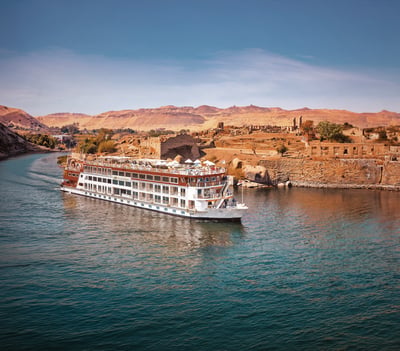 AmaDahlia, one of AmaWaterways' Nile River vessels