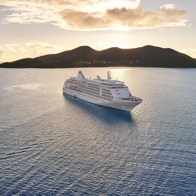 Silver Whisper at sea