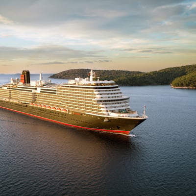 Cunard's Queen Anne cruise ship in Sibenik