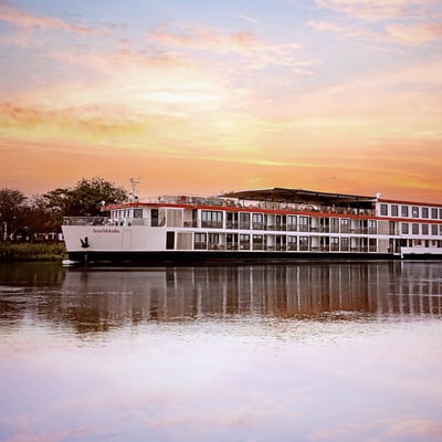AmaMelodia, a river cruise ship sailing the Magdalena River in Colombia