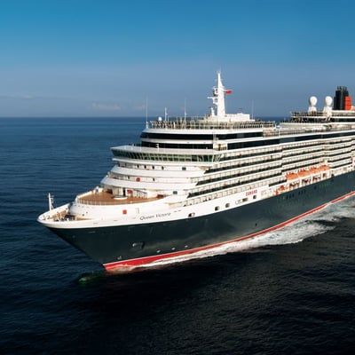 Queen Victoria cruise ship at sea