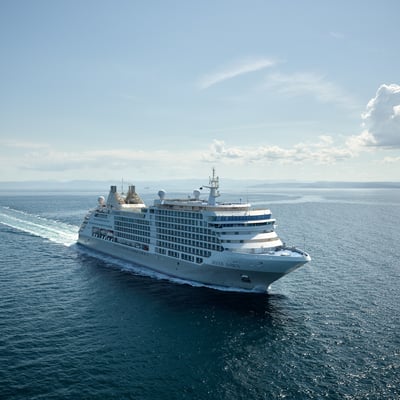 Silver Dawn at sea