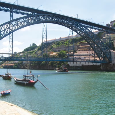 Dom Luis bridge in Porto, Portugal