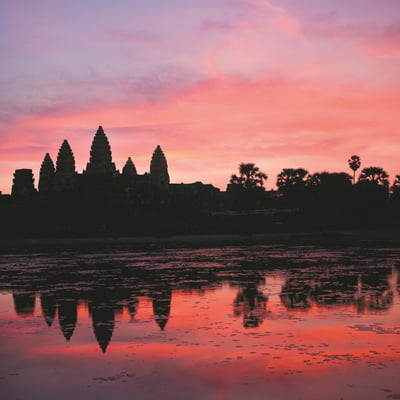 Sunset at Angkor Wat