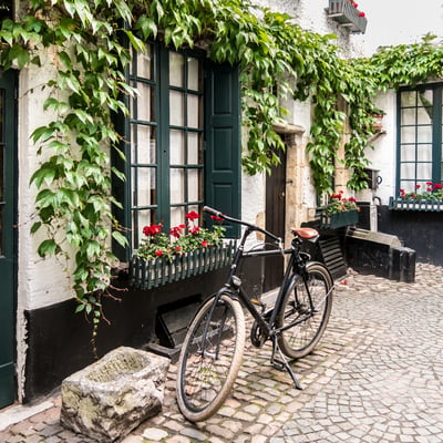 Back alley in Antwerp