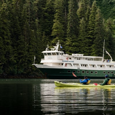 Wilderness Discoverer at sea