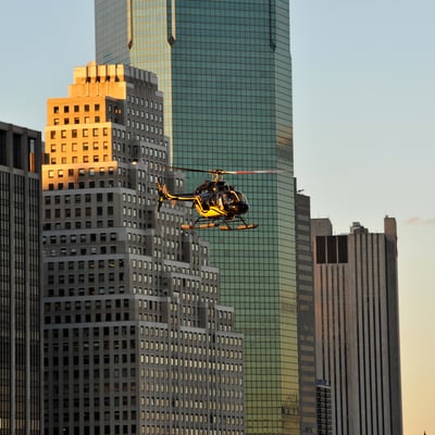 Helicopter over New York
