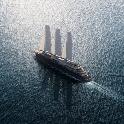 Orient Express Corinthian at sea