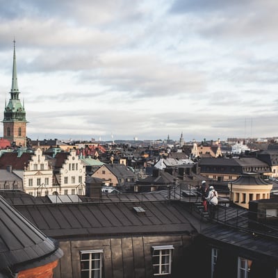 Rooftops of the Gamla Stan, Stockholm