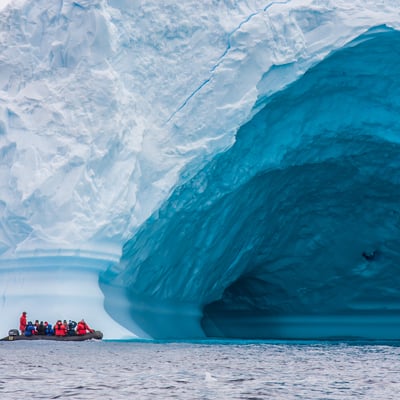 Polar cruises - Zodiac in Antarctica