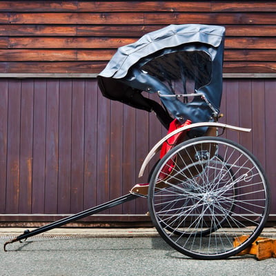 Japanese rickshaw