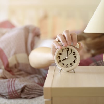 Sleeping in