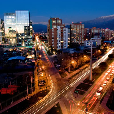 Traffic in Santiago de Chile