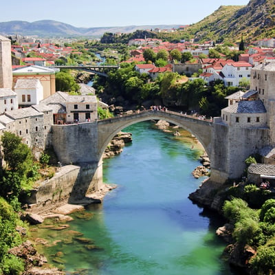 Mostar bridge, Bosnia-Herzegovina