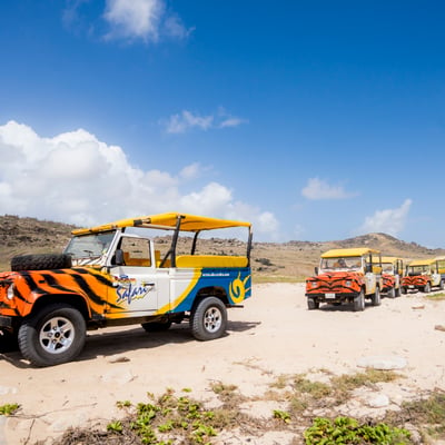 ABC jeep tour in Aruba