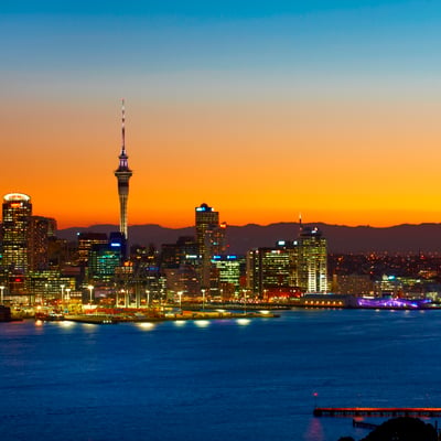 Auckland by night