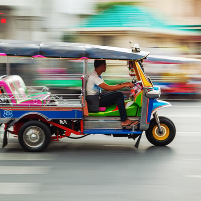 Tuk tuk in Bangkok