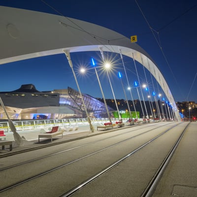 Tram in Lyon, France