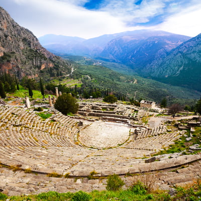 Amphitheatre at Delphi, Greece