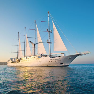 Windstar Cruises - Wind Star at sea