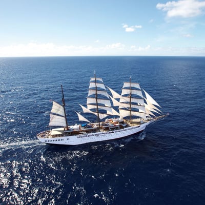 Sea Cloud II at sea