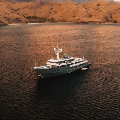 Aqua Expeditions' cruise ship Aqua Blu in Indonesia