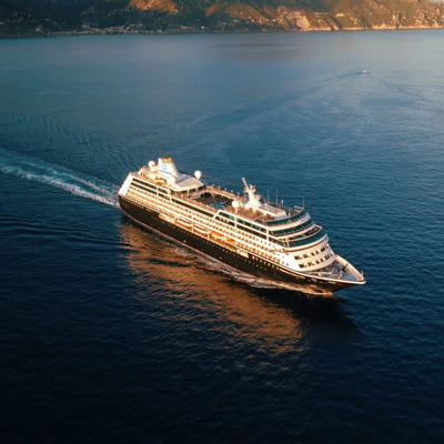 Azamara Pursuit cruise ship in Italy