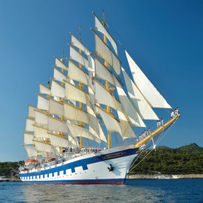 Royal Clipper at sea