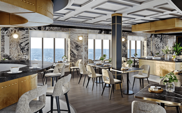 The Bistro on board Crystal Symphony