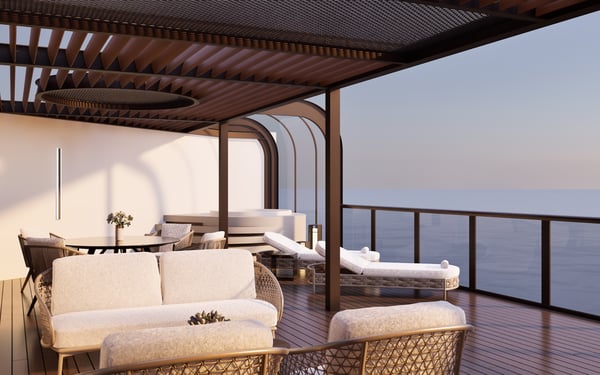 Terrace, Luna, Skyview Suite on Regent's Seven Seas Prestige