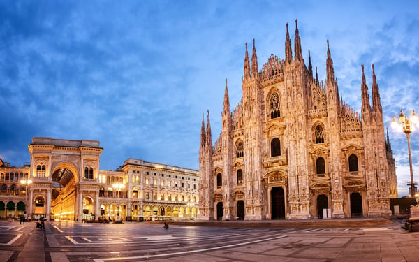 Duomo cathedral in Milan, Italy