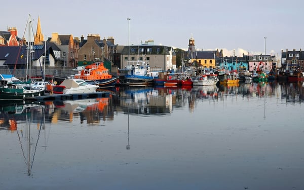 Stornoway harbour, Scotland