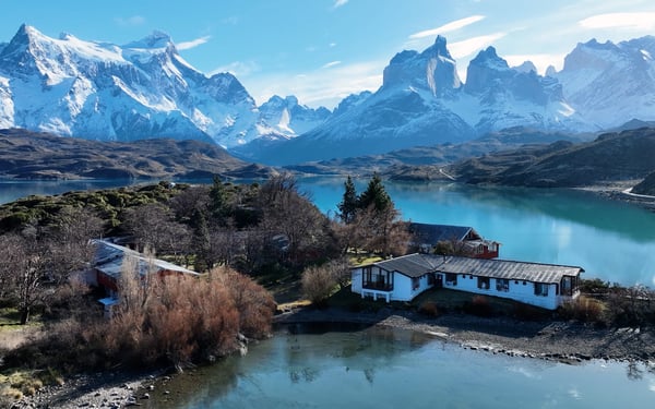 the iconic Torres Del Paine in Chile