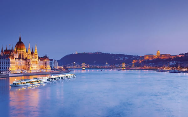 Scenic river cruise in Budapest, a different experience to an ocean cruise