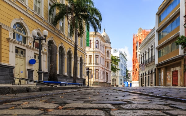 Rua do Bom Jesus in Recife, Brazil