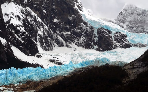 Italia Glacier in Alberto de Agostini National Park, Chile