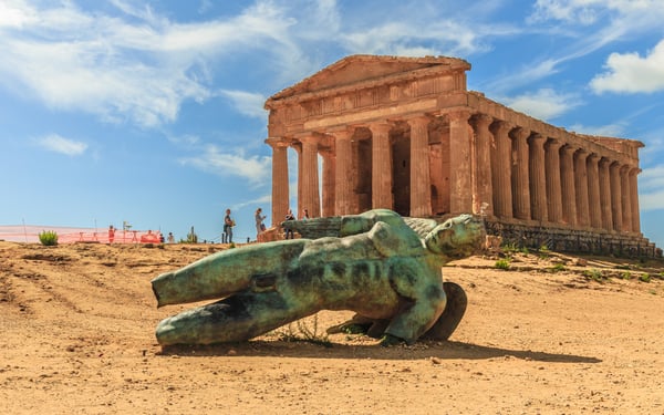 Valley of the Temples near Agrigento, Sicily