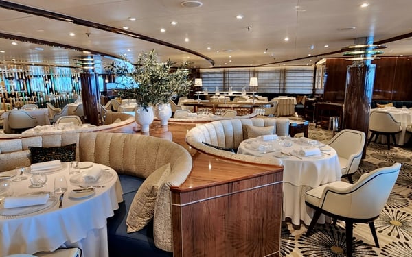 Solis restaurant on board Seabourn Encore and Ovation