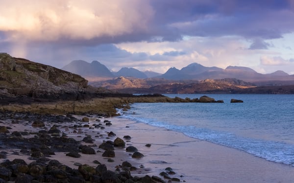 Sandy beach near Gairloch, Scotland