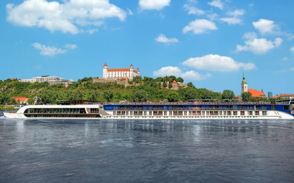 AmaWaterways AmaCerto on the Danube in Bratislava - Read our review to find out more