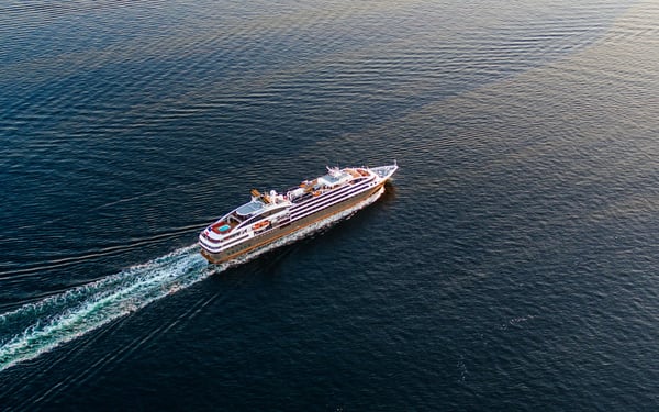 Le Boreal at sea