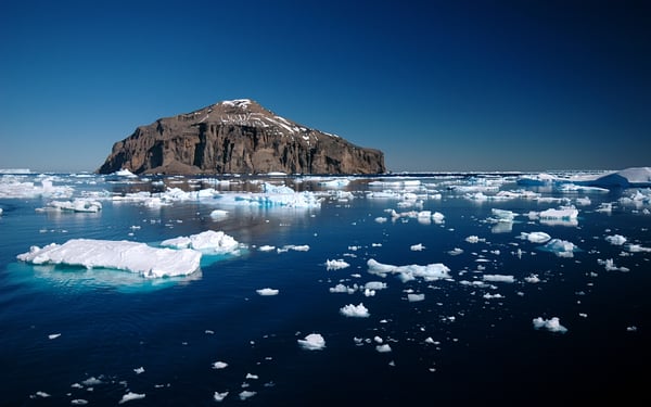 Island in the Antarctic Sound