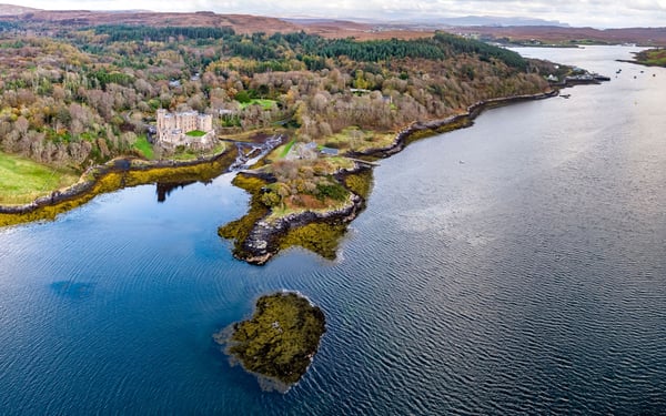 Dunvegan Castle on the Isle of Skye, Scotland