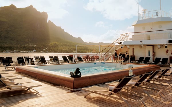 Paul Gauguin Cruises -  Pool deck