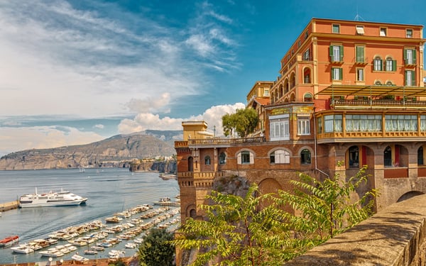 Sorrento harbour, Italy