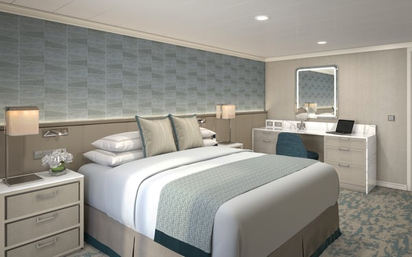 Rendering of the Horizon Suite on board Oceania Sonata, the new ship from Oceania Cruises