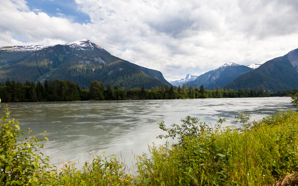Skeena river near Prince Rupert, Canada