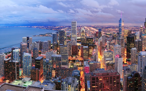 Chicago skyline, USA