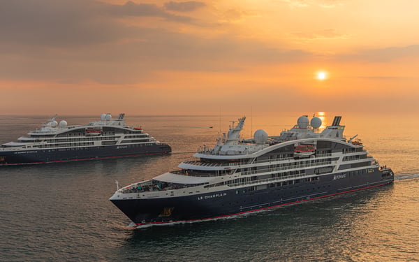Ponant's Explorer class yachts Le Champlain and Le Dumont d'Urville