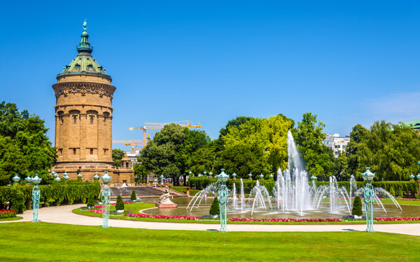 Friedrichsplatz square, Mannheim, Germany